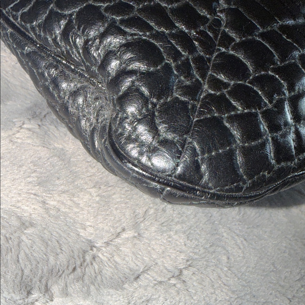 Preloved Vintage YSL Black Crocodile-Embossed great condition - Picture 8 of 15
